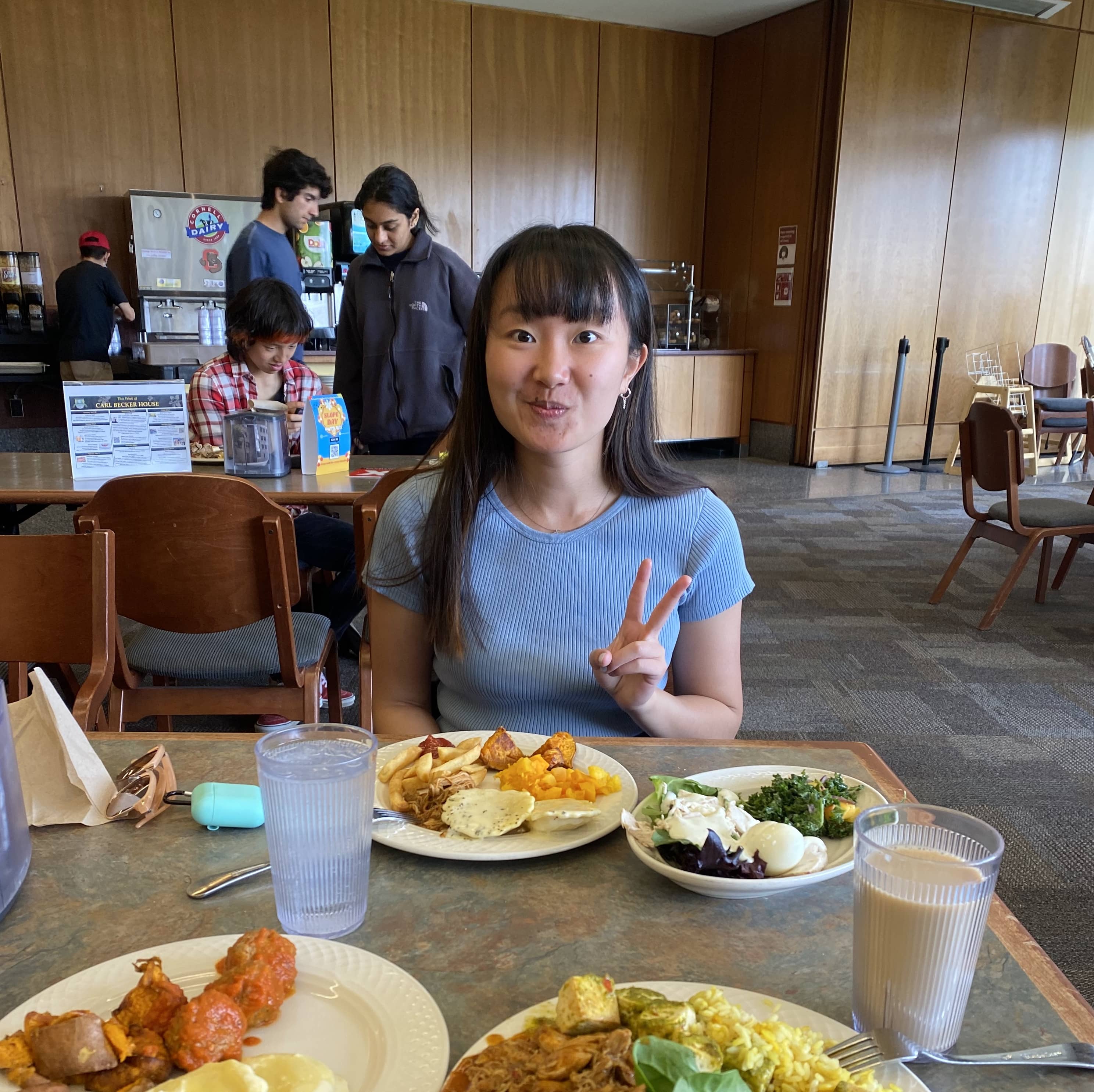 Grace and I grab lunch together