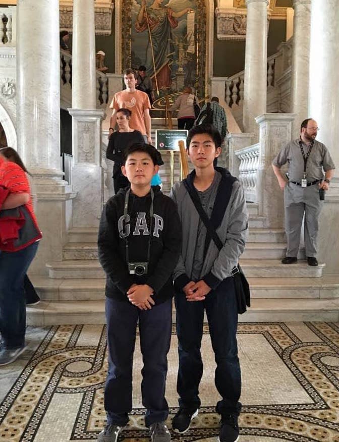 Bro and Me in Washington DC.