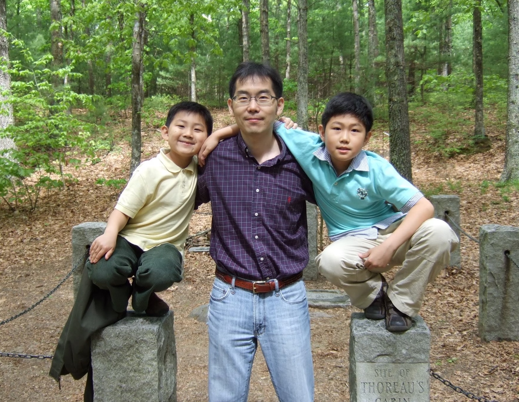 Dad and his boys